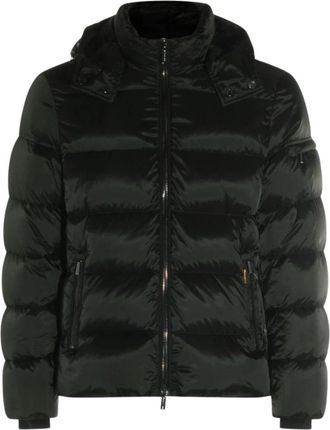 Moorer Gewatteerd Jack met Capuchon - Heren - Winterjassen - Groen - L - Jassen