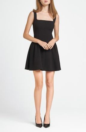 Wayf x CH&Eacute;RIE MADELEINE Mademoiselle Fit & Flare Minidress in Black at Nordstrom Rack, Size X-Small