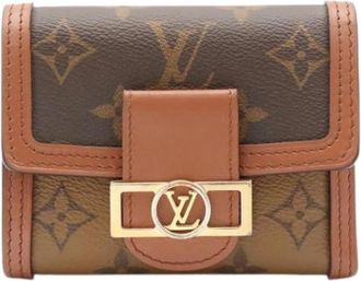 Louis Vuitton Pre-owned Vintage Monogram Tri-fold Wallet - Dames - Vintage Accessoires - Bruin - ONE Size - Vintage