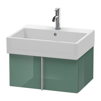 Duravit Mueble De Pared Duravit Vero Air 58,4 X 43,1 Cm, 1 Extra&iacute;ble, Para Vero Air 235060, Color (frente/cuerpo): Jade Laca Alto Brillo - Va612500303