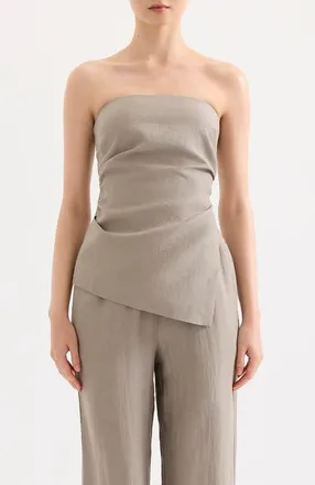 Nude Lucy Juno Bodice Top in Cement at Nordstrom, Size X-Small