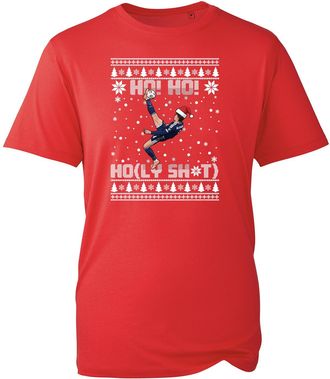 Generic Scotland Football Christmas T-Shirt, Well be Coming 2026 Xmas Shirt, Scottish World Cup 26 Shirt, Unisex Tee Top(Red, L)