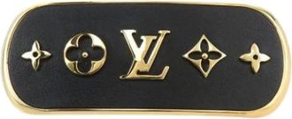 Louis Vuitton Pre-owned Barrette - Dames - Vintage Accessoires - Zwart - ONE Size - Vintage