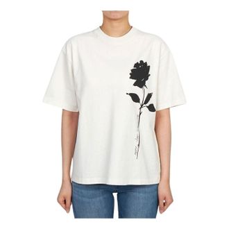 Golden Goose (WMNS) Golden Goose Short Sleeve T-Shirt Ivory GWP01874-P002127-82432