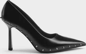 Charles & Keith Coralie Studded Pointed Pumps
