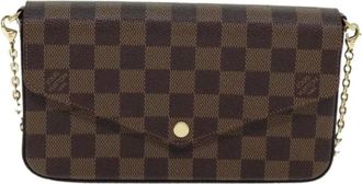Louis Vuitton Pre-owned Tela shoulder-bags - - Pre-owned - Donna - Marrone - ONE SIZE