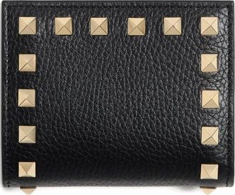 Valentino Flap French Wallet - Dames - Portefeuilles - Zwart - ONE Size - Leer - Accessoires