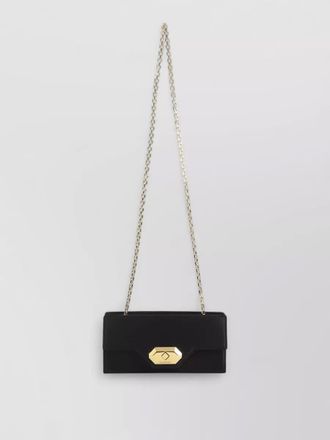 Lanvin invitation evening silk chain crossbody pouch