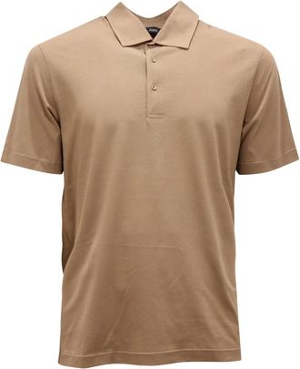 Herno O8180 Shirt - Heren - Polos - Beige - M - Tops