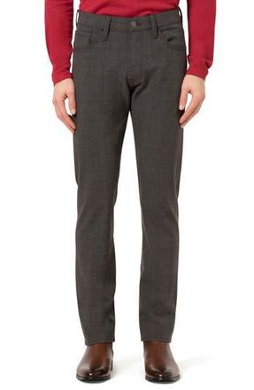 34 Heritage Courage Straight Leg Stretch Five-Pocket Pants in Brown Elite Check at Nordstrom Rack, Size 30 X 32