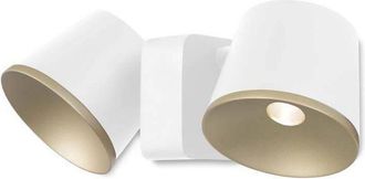 Leds - C4 Drone - Lámpara de techo / pared para interiores led 2 luces Blanco, Dorado - Leds-c4