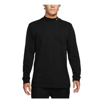 Nike AS M NL LS MOCK NECK SHIRT Black White DX5869-010