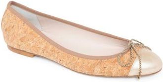 Paul Mayer Attitudes Love Ballet Flat in Ceramic/Cork at Nordstrom, Size 7.5