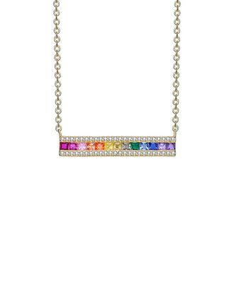 Genevive 14K Over Silver Necklace