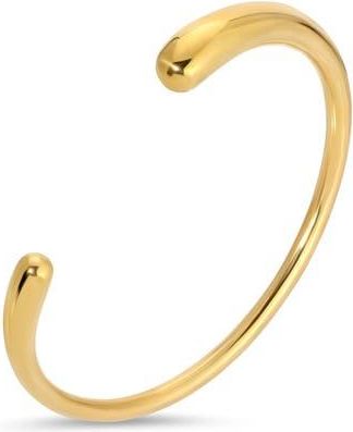 Eye Candy Los Angeles Sienna Titanium Cuff Bracelet in Gold at Nordstrom Rack