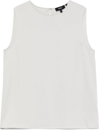 Theory Straight shell tanktop - Grijs