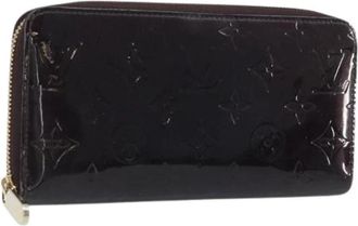 Louis Vuitton Pre-owned Lange Portemonnee - Dames - Vintage Accessoires - Paars - ONE Size - Leer - Vintage