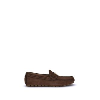 Valentino Garavani Brown Rubber Slip-On Mens Loafers