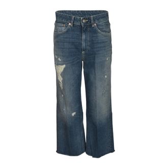 Dondup Wide Jeans, female, Blue, Size: W25 Wide Jeans