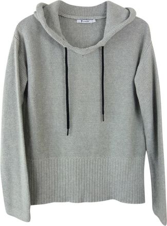 Alexander Wang T by Alexander Wang Grey Knit Jumper Size S