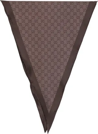 Gucci GG Patterned Silk Scarf