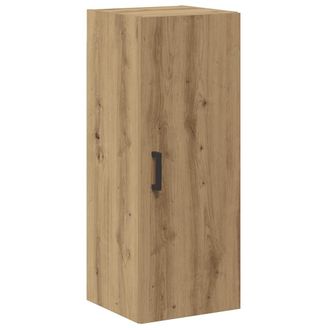 vidaXL Armario De Pared Madera Ingenier&iacute;a Roble Artisian 34,5x34x90 Cm Vidaxl