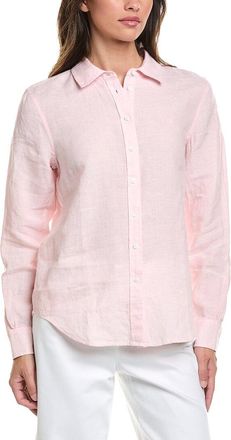 Brooks Brothers Cross Dye Linen Blouse