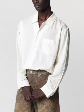 S&eacute;fr long sleeve shirt buttoned collar pocket