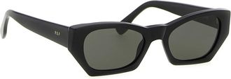 Retro Superfuture Amata Acetate Zonnebril - unisex - Zonnebrillen - Zwart - ONE Size - Accessoires