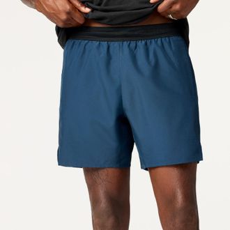 Brooks Mens Dash 6 2-in-1 Shorts Blue XXL