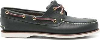 Timberland Klassieke 2-Eye Bootschoen - Heren - Bootschoenen - Blauw - 41 EU - Leer - Schoenen