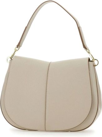 Gianni Chiarini Helena Round - Dames - Schoudertassen - Beige - ONE Size - Leer - Tassen