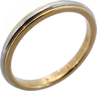 Tiffany & Co. Yellow Gold (18K) Platinum 950 Band Ring (Pre-Owned)