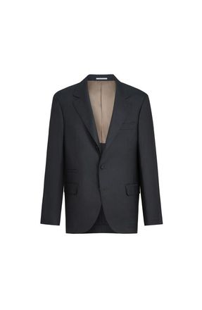 Brunello Cucinelli Houndstooth blazer in Anthracite at Nordstrom, Size 52 It