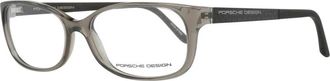 Porsche Design Grijze Rechthoekige Optische Monturen met Veerscharnier - Dames - Brillen - Grijs - ONE Size - Accessoires