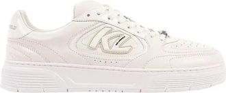Karl Lagerfeld Kourtney Sneakers - Heren - Sneakers - Wit - 42 EU - Leer - Schoenen