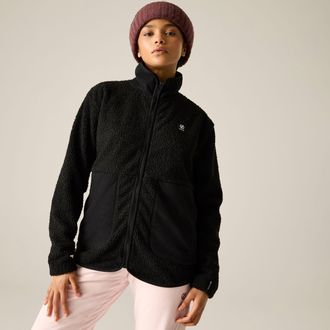 Dare 2B Dare 2B Zephyr Borg fleecejas voor dames (Zwart)