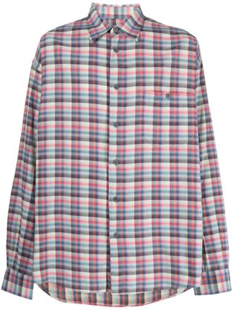 Missoni Camicia tartan anni 90 - Rosso