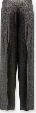 HUGO BOSS Womens Trousers Telda Grey Viscose