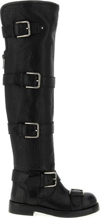 Dolce & Gabbana Black Leather Boots