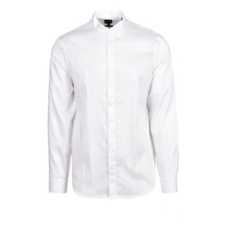 A|X Armani Exchange Coreana overhemd - Heren - Overhemden - Wit - Maat: M Poliester