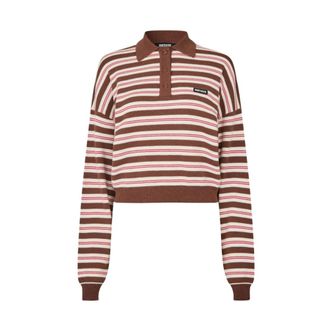 Rotate ROTATE Birger Christensen - Polo de manga larga Ellia - Tops - Mujer - Marr&oacute;n - XS