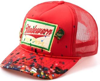 MadeWorn Unisex - Art Dept Hat In Red