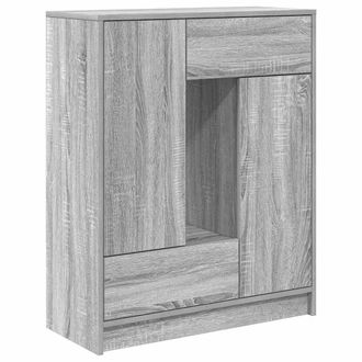 Berkfield Home Sideboard with Drawers & Doors Grey Sonoma 73x31x90 cm | Size: 73 x 31 x 90 cm