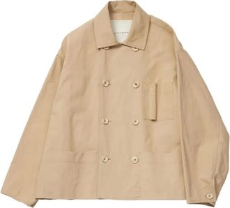 Toogood jas met dubbele rij knopen - Beige