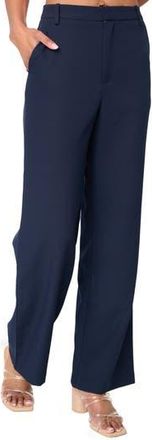 Gibsonlook Lindsey High Waist Stretch Twill Stovepipe Pants in Navy at Nordstrom Rack, Size Xx-Small