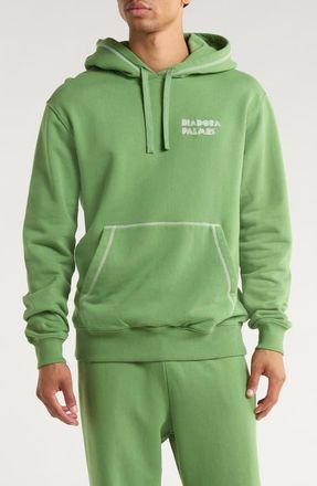Diadora Legacy Graphic Hoodie in Green English Ivy at Nordstrom, Size Medium
