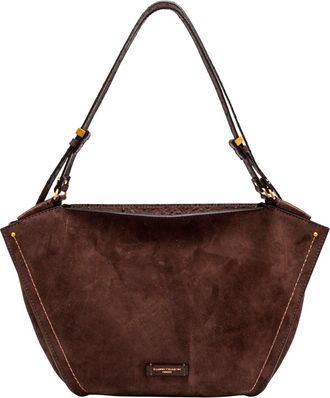 Gianni Chiarini Moka Bloom Suede Tulip Bag