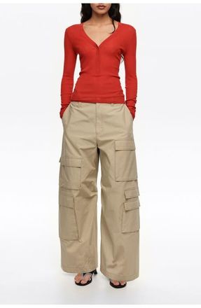 Bimba & Lola Multi-Pocket Trousers in Sand at Nordstrom, Size 38 Eu
