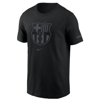 Nike FC Barcelona Nike Mens Soccer T-Shirt in Black | M11332FCBC-BLK